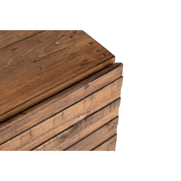 Close-up of a wooden surface with visible grain and texture on a white background