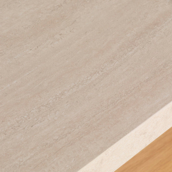 Close-up of a textured beige table top