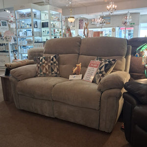Ex-Display Bristol 2 Seater Manual Reclining Sofa