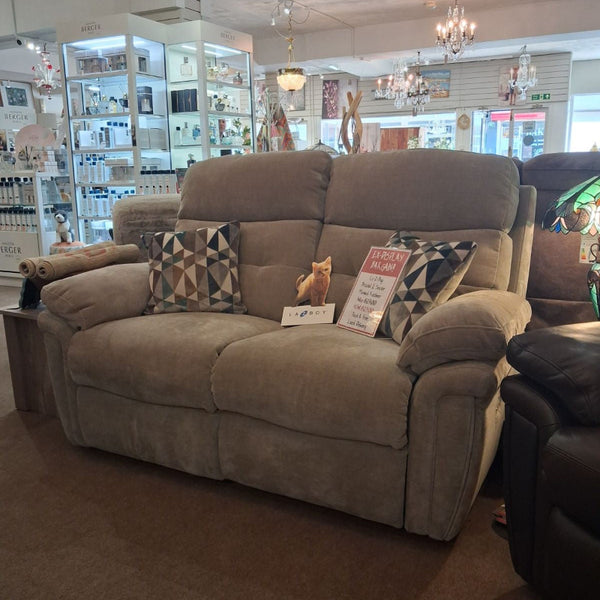 Ex-Display Bristol 2 Seater Manual Reclining Sofa