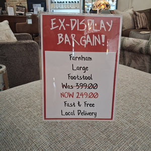 Ex-Display Farnham Footstool