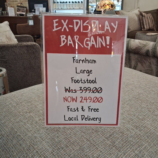 Ex-Display Farnham Footstool